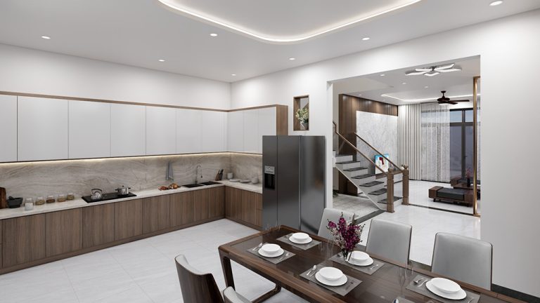 Phòng bếp đủ cho một gia đình lớn