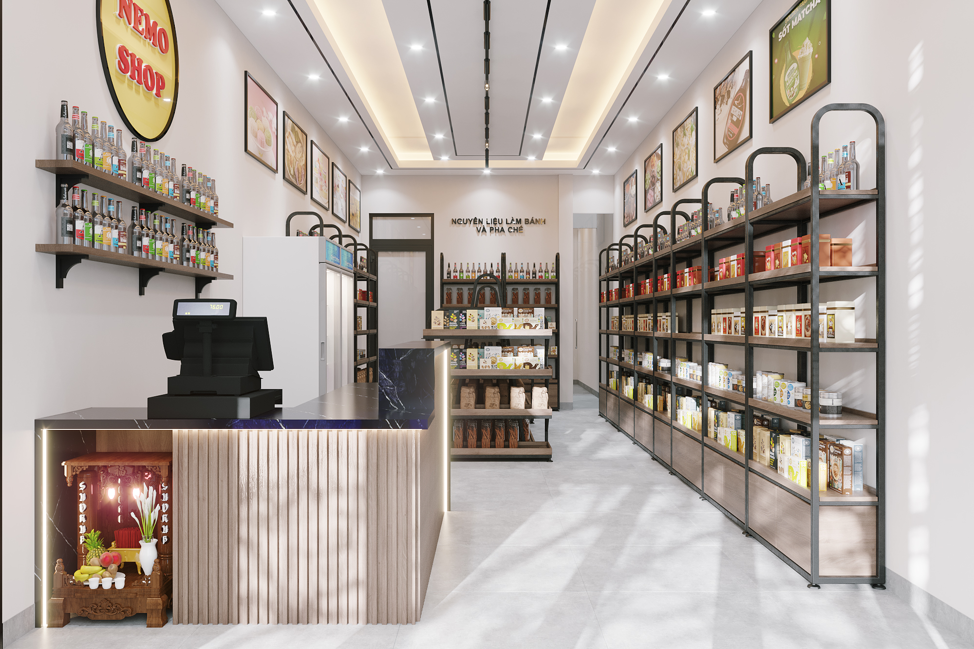 thi cong noi that khu kinh doanh nha pho khu ha quang